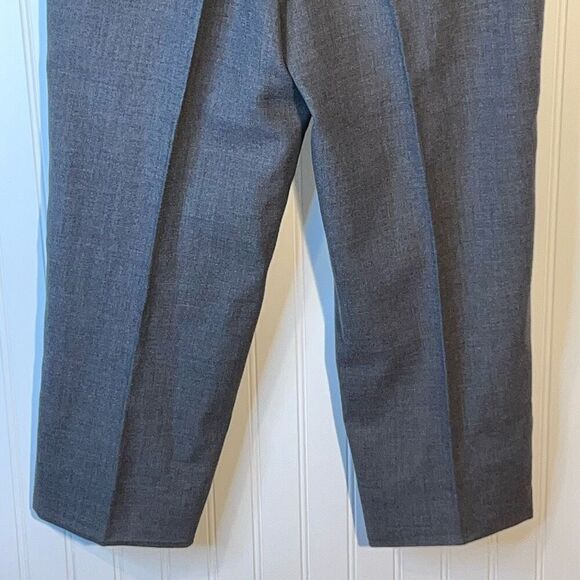 Vintage Chadwick’s Wool Lined Dress Pants Size 10 Gray Pleated Front Pocketed - Picture 7 of 7